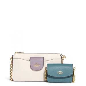 Coach Poppy Crossbody Pouch With Detachable Card Case